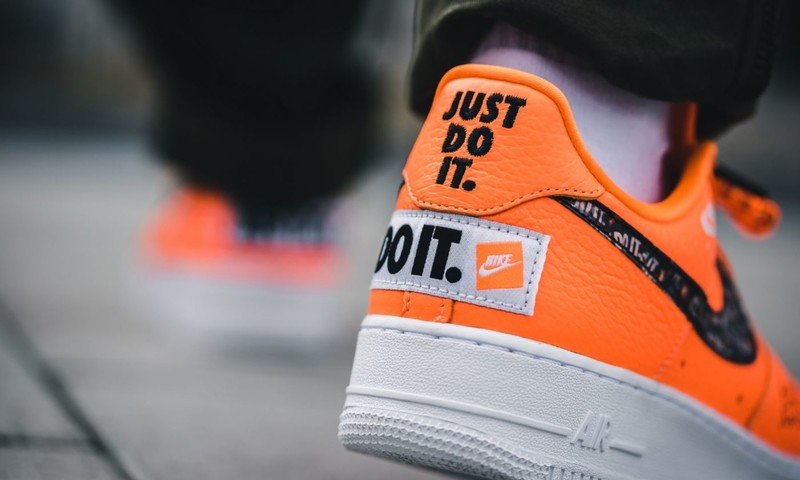 Orange just do it air cheap force